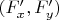 $(F'_x,F'_y)$