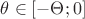 $\theta\in[-\Theta;0]$