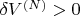 $\delta V^{(N)}>0$