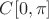 $C[0,\pi]$