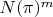 $N(\pi)^m$