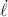 $\dot\ell$