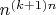 $n^{(k+1)n}$