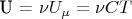 U = \nu U_\mu = \nu CT