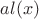 $al(x)$