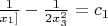 $\frac{1}{x_1]}-\frac{1}{2x_3^2}=c_1$