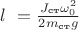 $l\ = \frac {J_{\text{ст}} \omega_0^2} {2 m_{\text{ст}} g}$ $l\ = \frac {J_{\text{ст}} \omega_0^2} {2 m_{\text{ст}} g}$