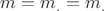 $$ m_{ин}=m_{пас.гр}=m_{акт.гр} $$