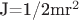 J=1/2mr^2