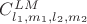 $C_{l_1,m_1,l_2,m_2}^{LM}$