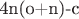4n(o+n)-c