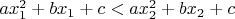 $ax_1^2+bx_1+c<ax_2^2+bx_2+c$