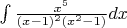 $\int \frac {x^5}{(x-1)^2 (x^2-1)}dx$