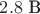 $2.8\text{ В}$