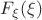 $F_{\xi} (\xi)$