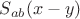 $S_{ab}(x-y)$