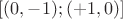 $[(0,-1);(+1,0)]$