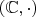 $(\mathbb C,\cdot)$