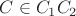 $C \in C_1C_2$