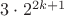 $3\cdot2^{2k+1}$