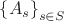 ${{\left\{ {{A}_{s}} \right\}}_{s\in S}}$