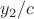 $y_2/c$