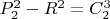 $P_{2}^2-R^2=C_{2}^3 \qquad$