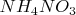$NH_4NO_3$