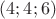 $(4;4;6)$