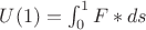 $U(1) = \int_{0}^{1} F*ds$
