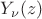 $Y_{\nu}(z)$