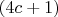 $(4c+1)$