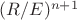 $(R/E)^{n+1}$