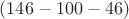 $(146-100-46)$