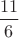 $\dfrac{11}{6}$