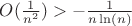 $O(\frac{1}{n^2})>-\frac{1}{n\ln(n)}$