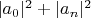 $|a_0|^2+|a_n|^2$
