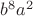 $b^8a^2$