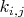 $k_{i,j}$