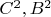 $C^2,B^2$