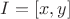 $I=[x,y]$