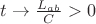 $t\rightarrow{\frac{L_{ab}}C>0}$