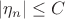 $|\eta_n| \le C$
