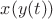 $x(y(t))$ $x(y(t))$