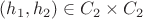 $(h_{1},h_{2}) \in C_{2}\times C_{2}$