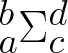 \Huge{${\prescript{_a^b}\Sigma_c^d}}$