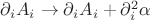 $\partial_i A_i \to \partial_i A_i + \partial_i^2 \alpha$