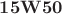 $\mathbf{15W50}$ $\mathbf{15W50}$