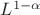 $L^{1-\alpha}$