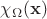 $ \chi_{\Omega}({\bf x})$